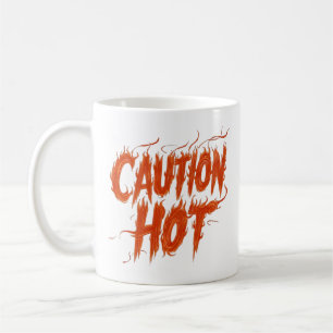 Varning Hett Kaffemugg
