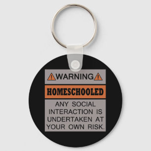 Varning! Homeschooled! Nyckelring