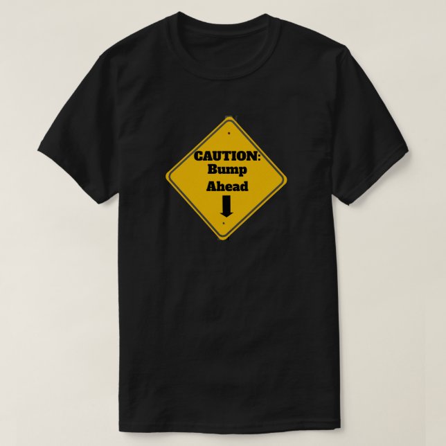 Varning: Hoppa över T-Shirt (Design framsida)