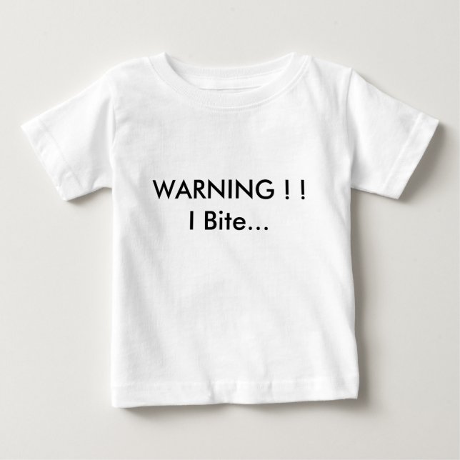 VARNING! !   I Bita... Tee Shirt (Framsida)
