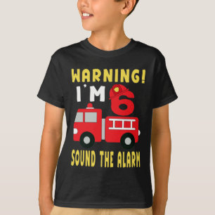 Varning Im 6, brandsläckare för brandsläckare i T Shirt