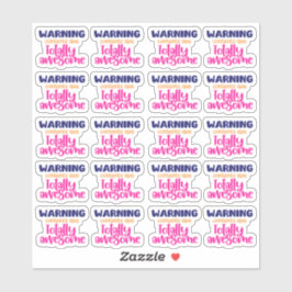 Varning! Innehåll är helt och hållet Fantastisk - Klistermärken