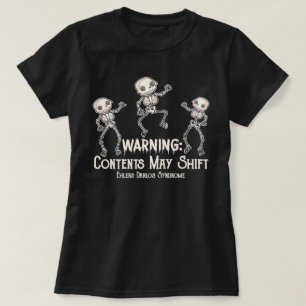 Varning Innehåll May Shift Ehlers Danlos Syndrome T Shirt