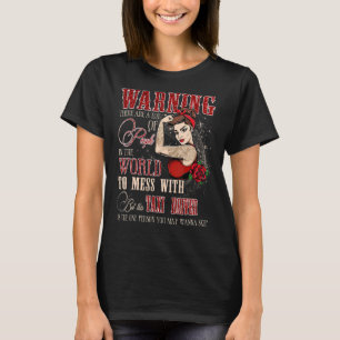 Varning Inte Fula Med Denna Taxi Chaufför Kvinnors T Shirt