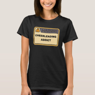 Varning Jag Är Beroende Av Cheerleading Meme T Shirt