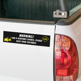 VARNING! JAG ÄR EN HÅRBAR DRIVRUTINA, BEHÅLLA DIN BILDEKAL