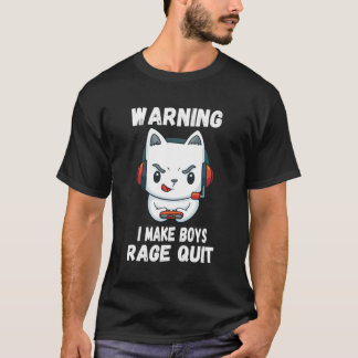 Varning! Jag får boys Rage att avsluta videospel G T Shirt