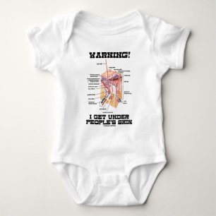 Varning! Jag får under folk flår (Dermal lagrar) Tee Shirt