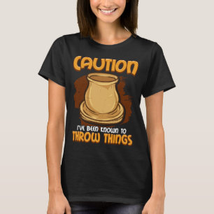 Varning jag har känt till Throw Sak T Shirt