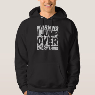 Varning! Jag hoppar över allt Freerunning Parkour Hoodie