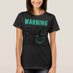 Varning! Jag kan komma att vända Gymnast Gymnastic T Shirt