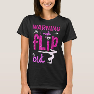 Varning! Jag kan komma att vända ut på gamla Cheer T Shirt