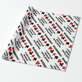 Varning! Jag kan spela brygga tills Dawn Card Kost Presentpapper