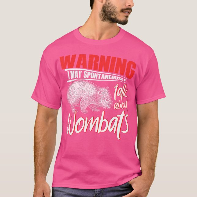Varning! Jag kan spontant prata om kvinnor T Shirt (Framsida)