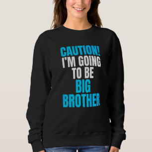 Varning jag kommer att bli storebror  Bröder T Shirt