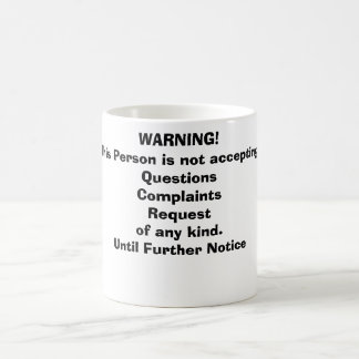 VARNING! KAFFEMUGG