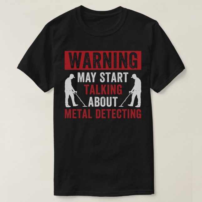 Varning kan börja prata om att Metall upptäcker Fu T Shirt (Design framsida)