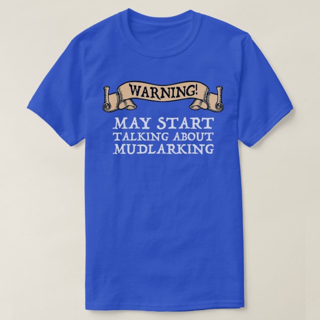Varning kan börja prata om förtal t shirt (Design framsida)