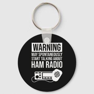 Varning - kan börja prata om ham Radio Nyckelring