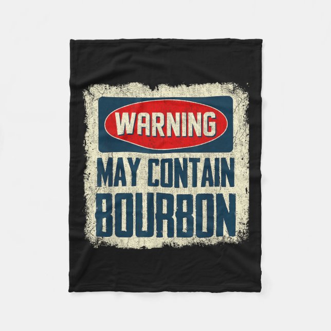 Varning kan innehålla Bourbon Graphic Quinking Fleecefilt (Framsidan)