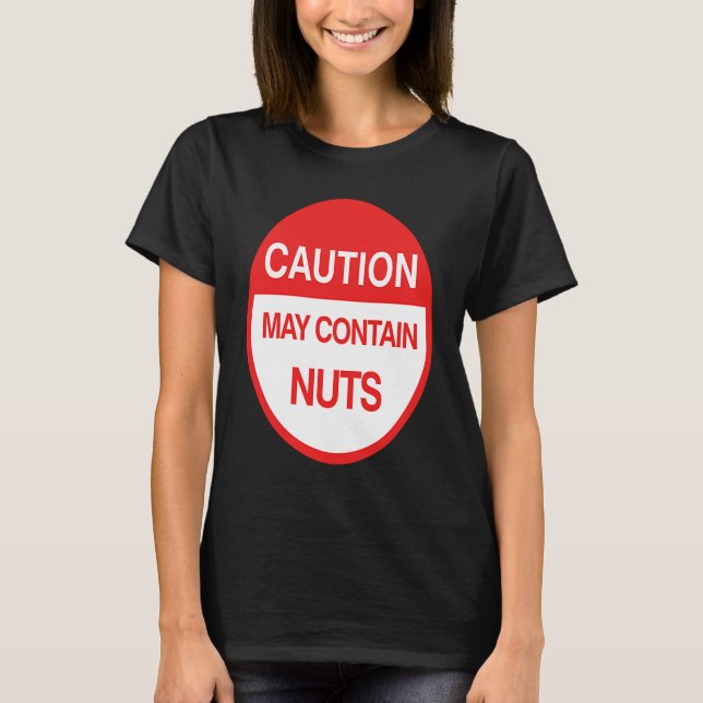Varning kan innehålla Nöt Memine T Shirt (Framsida)