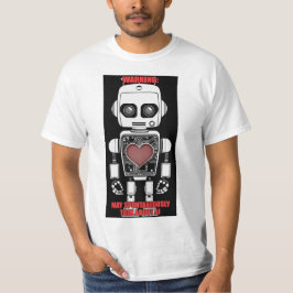 Varning: Kan prata om AI Mäns Vit T Shirt
