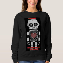 Varning: Kan prata om AI Svart sweatshirt T Shirt