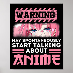 Varning kan spontant börja prata om Anim Poster