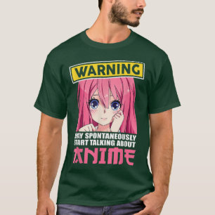 Varning kan spontant börja prata om Anim T Shirt