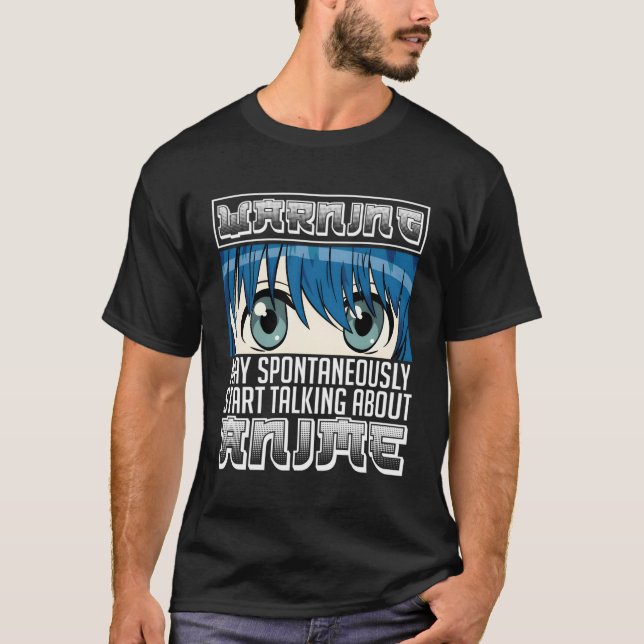 Varning kan spontant börja prata om Anim T Shirt (Framsida)