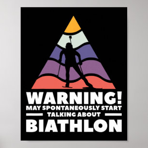 Varning kan spontant börja prata om Biat Poster