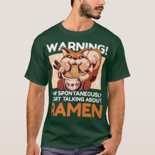 Varning kan spontant börja prata om namn t shirt