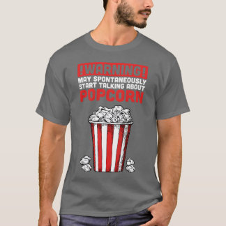 Varning Kan Spontant Börja Prata Om Popc v T Shirt
