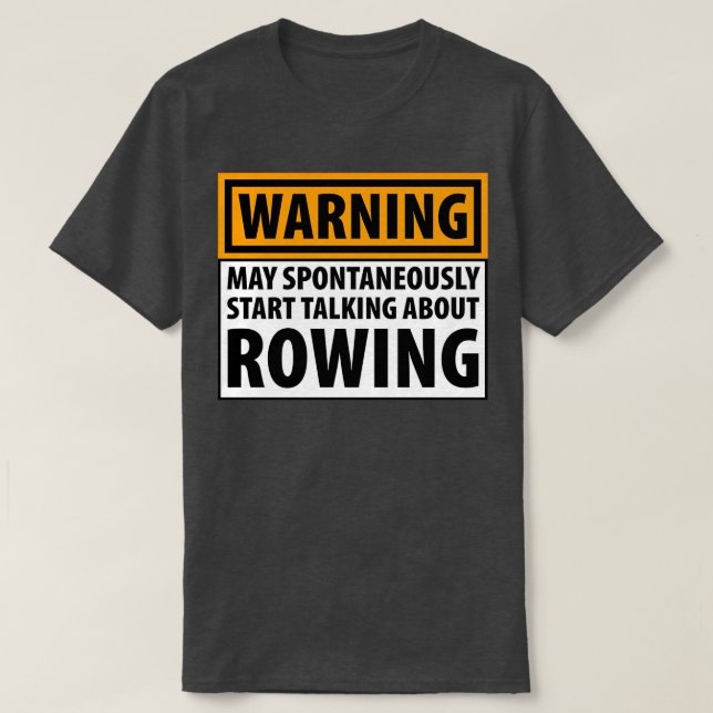 Varning kan spontant börja prata om Rowi T Shirt (Design framsida)