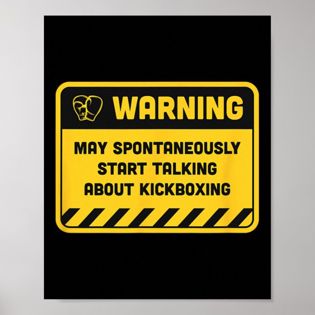 Varning Kan Spontant Börja Prata Om Spark Poster (Framsidan)