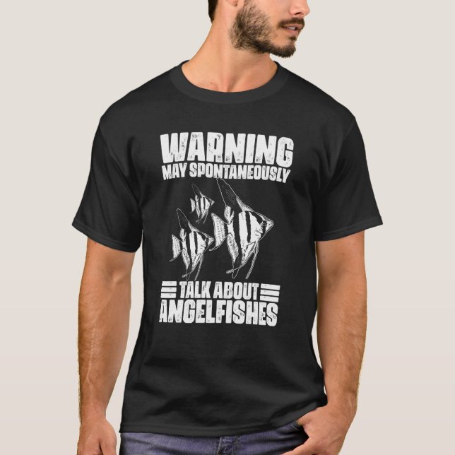 Varning kan spontant prata om Angelfish Kee T Shirt (Framsida)