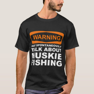 Varning Kan Spontant Prata Om Gäddfiske T Shirt