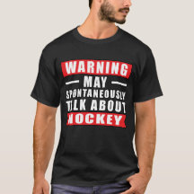 Varning Kan Spontant Prata Om Hockey
