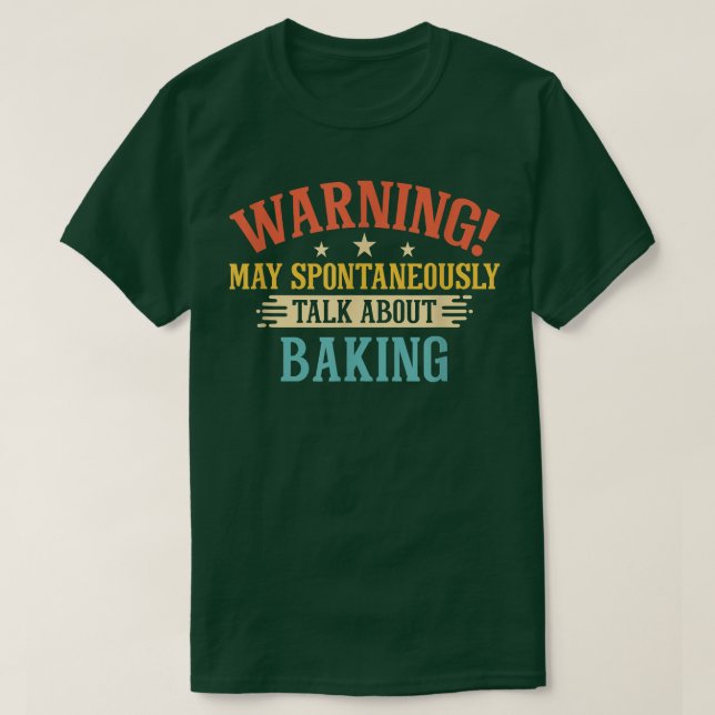 Varning kan spontant tala om att ta t shirt (Design framsida)