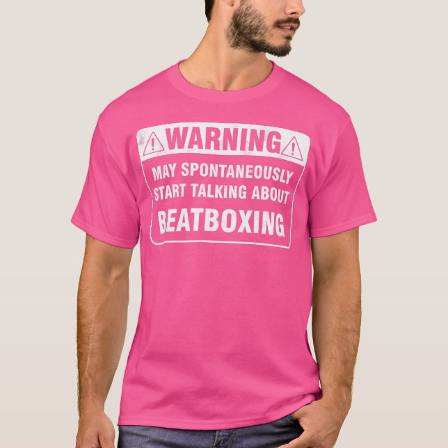 Varning kan spontant tala om beatboxing Hi T Shirt (Framsida)