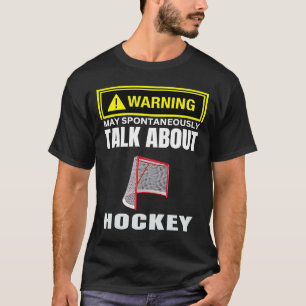 Varning kan spontant tala om Hockey Puck N T Shirt