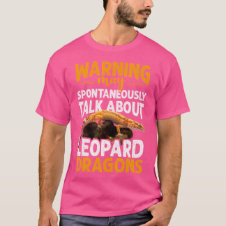 Varning kan spontant tala om Leopard Gecko T Shirt
