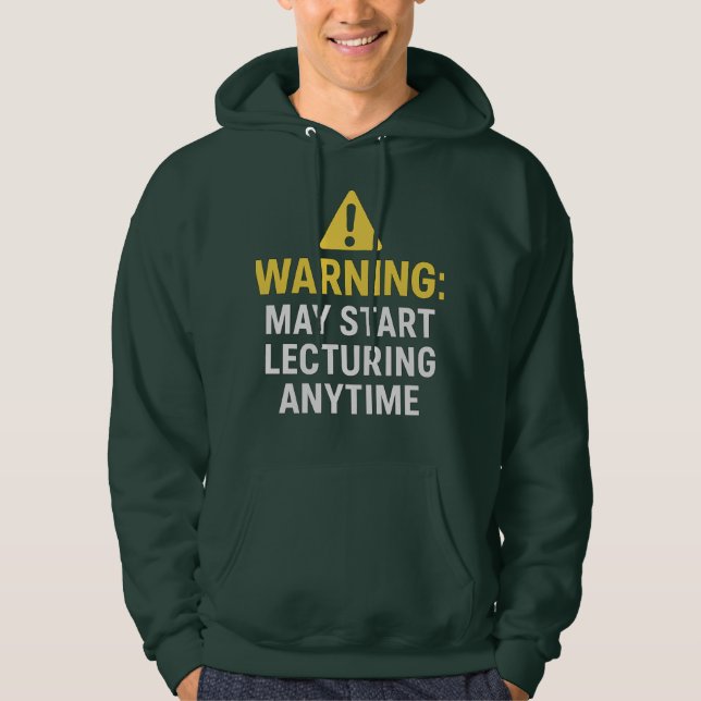 Varning! Kan starta Lekning när som helst - Ljudan Hoodie (Framsida)