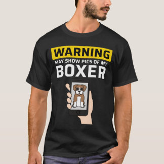 Varning Kan Visa Bilder På Min Boer Dog flicka T Shirt