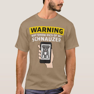 Varning Kan Visa Bilder På Min Schnauzer vintage T Shirt