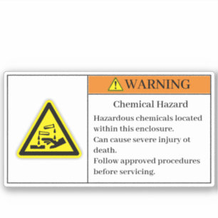 Varning Kemikaliens etikett C2