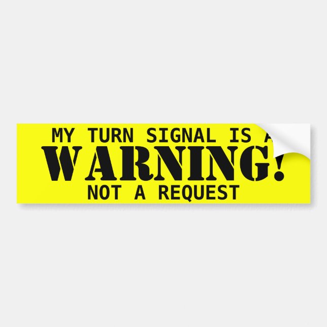 Varning! klistermärke (Framsidan)