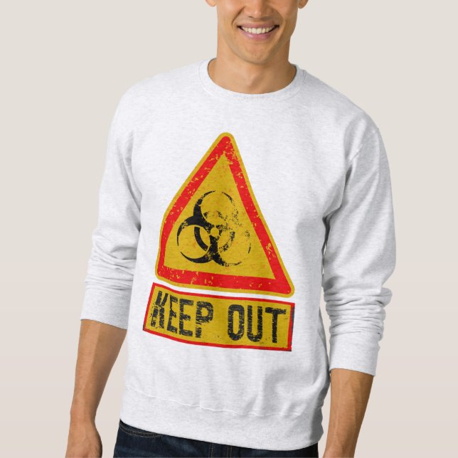 Varning Lång Ärmad Tröja (Framsida)