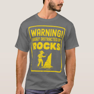 Varning lätt spridd av Sten geolog Rockh T Shirt