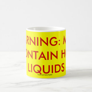 VARNING: MAJ INNEHÅLLER MAJ INNEHÅLLER DEN VARMA KAFFEMUGG